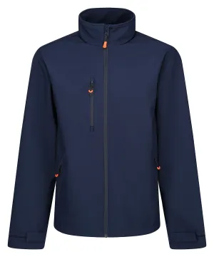 Thermogen Powercell 5000 heated softshell jacket | Navy/Magma