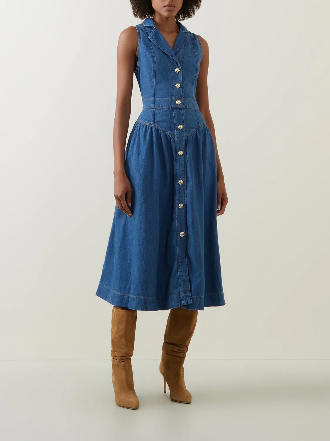 Trench Coat Belt Latest Denim Dress