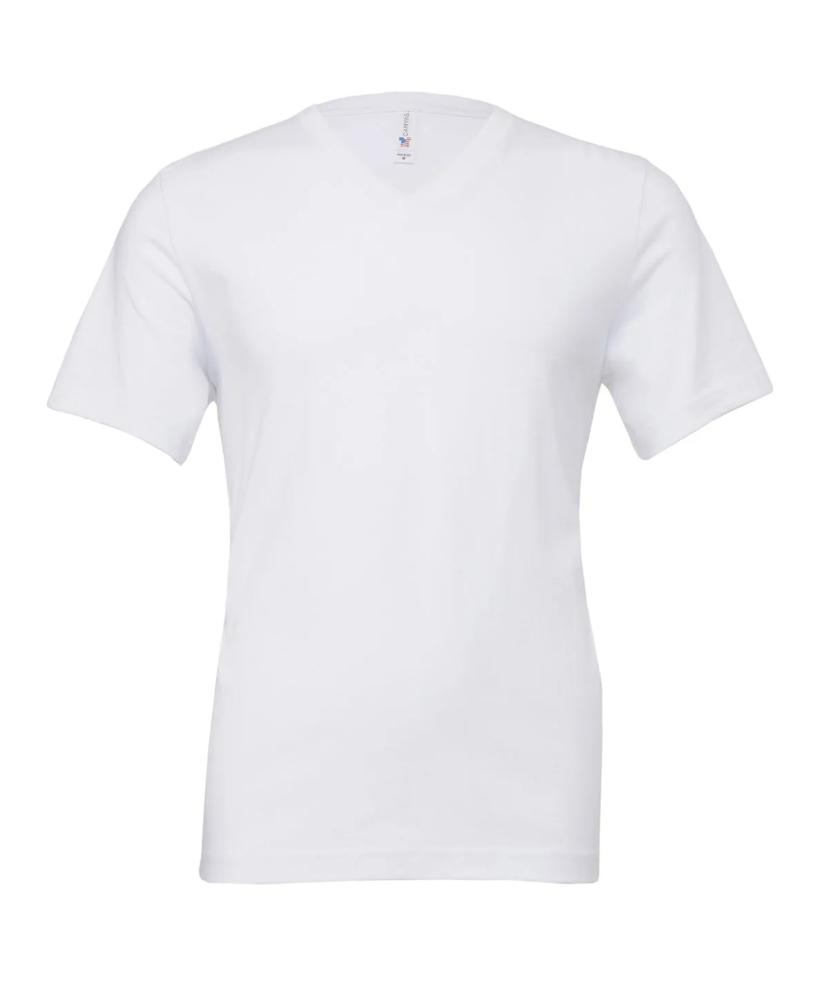 Unisex Jersey v-neck t-shirt | White