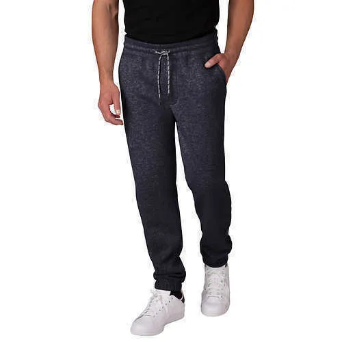 Weather Proof Vintage Men Pants Fleece Lined Joggers-blue