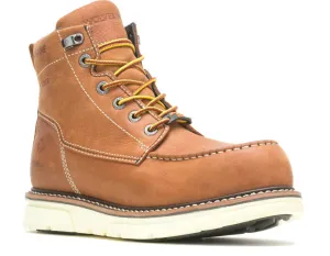 Wolverine Mens  I-90 Durashocks Soft Toe 6 Inch Work Boot Tan