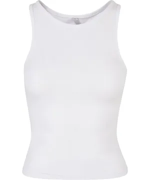 Womens racerback top | White