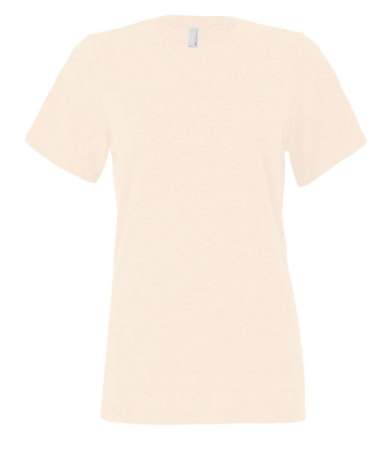 Womens relaxed Jersey short sleeve tee | Heather Natural