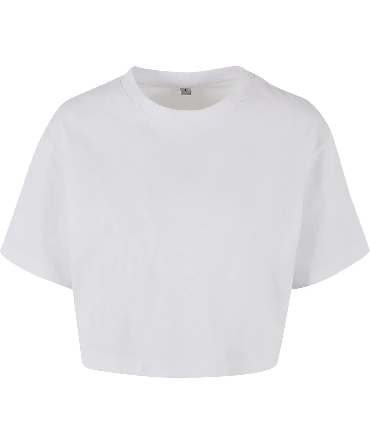 Womens short oversized tee | White