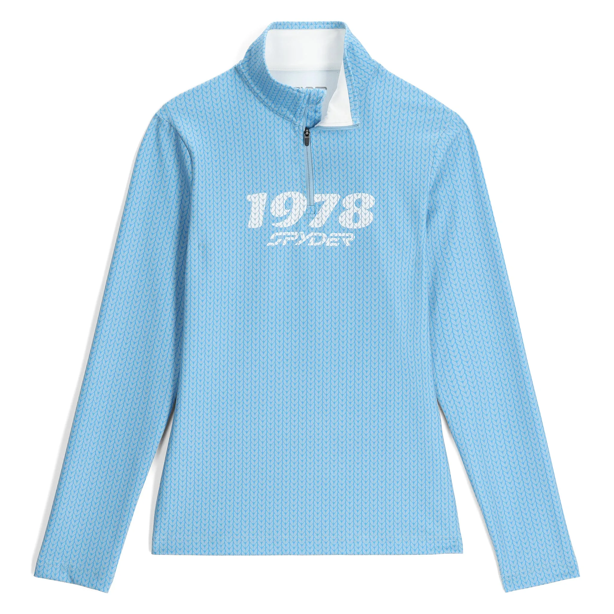 Womens Vivid Half Zip - Blue Drift