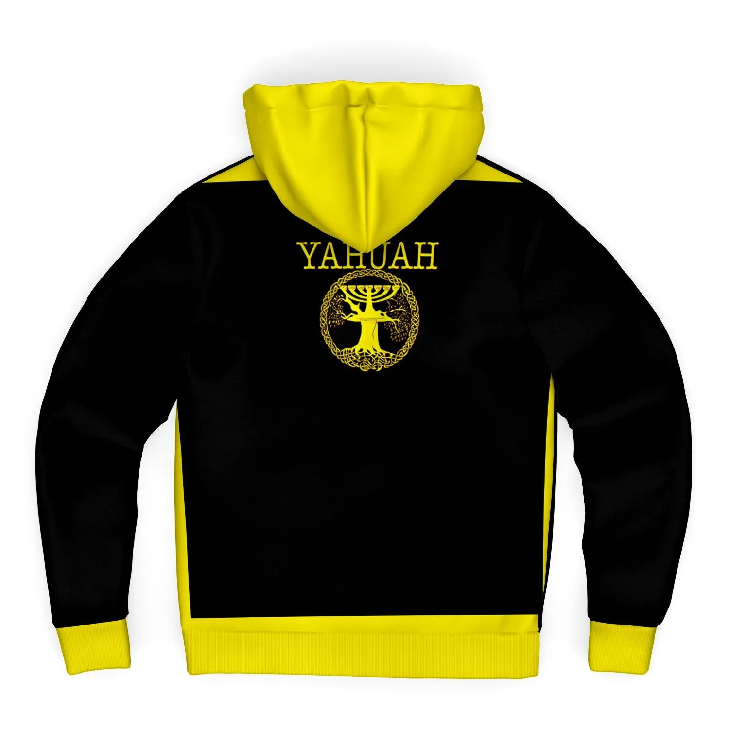 Yahuah-Tree of Life 02-01 Designer Microfleece Unisex Full Zip Hoodie